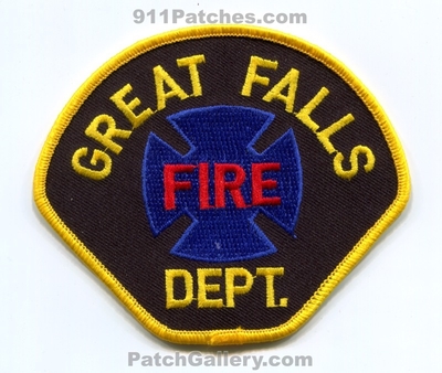 Great Falls Fire Department Patch (Montana)
Scan By: PatchGallery.com
Keywords: dept.