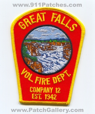 Great Falls Volunteer Fire Department Company 12 Patch (Virginia)
Scan By: PatchGallery.com
Keywords: vol. dept. co. number no. #12 est. 1942