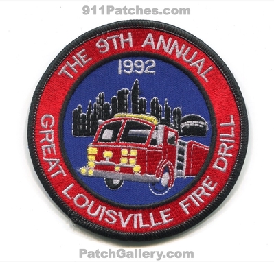 Great Louisville Fire Drill 1992 The 9th Annual Patch (Kentucky)
Scan By: PatchGallery.com
