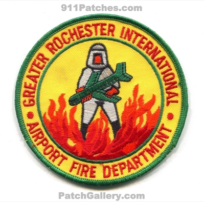 Greater Rochester International Airport Fire Department Patch (New York)
Scan By: PatchGallery.com
Keywords: dept. arff aircraft rescue firefighter firefighting crash cfr