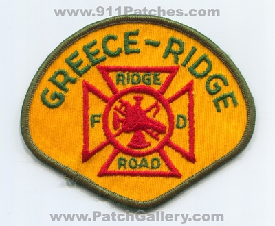 Greece Ridge Road Fire Department Patch (New York)
Scan By: PatchGallery.com
Keywords: dept. fd