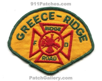Greece Ridge Road Fire Department Patch (New York)
Scan By: PatchGallery.com
Keywords: dept. fd