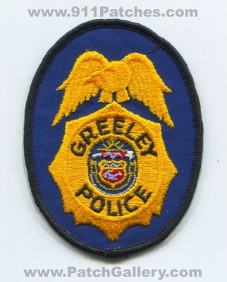 Greeley Police Department Patch (Colorado)
Scan By: PatchGallery.com
Keywords: dept.