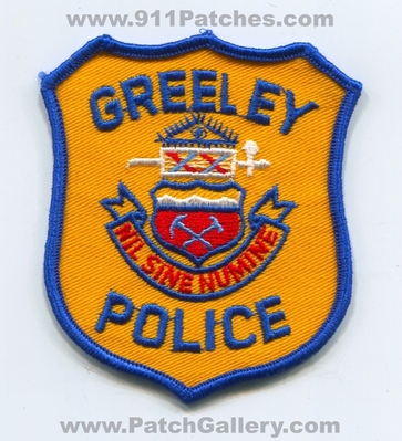 Greeley Police Department Patch (Colorado)
Scan By: PatchGallery.com
Keywords: dept.