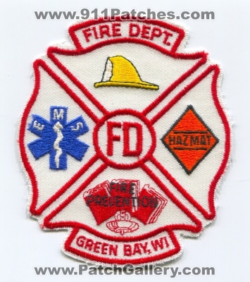 Green Bay Fire Department (Wisconsin)
Scan By: PatchGallery.com
Keywords: dept. fd ems hazmat haz-mat prevention