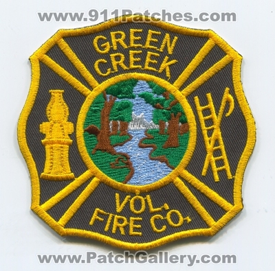 Green Creek Volunteer Fire Company Patch (New Jersey)
Scan By: PatchGallery.com
Keywords: vol. co. department dept.