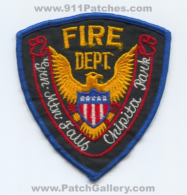 Green Mountain Falls Chipita Park Fire Department Patch (Colorado)
[b]Scan From: Our Collection[/b]
Keywords: mtn. dept.