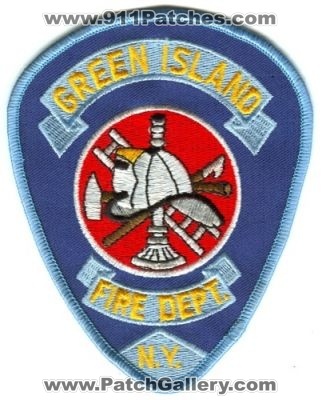Green Island Fire Dept Patch (New York)
[b]Scan From: Our Collection[/b]
Keywords: department
