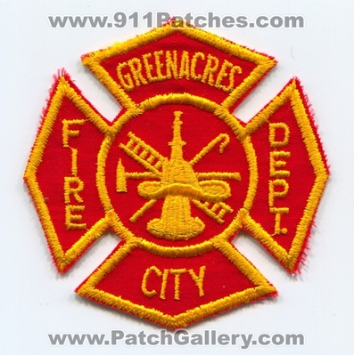 Greenacres City Fire Department Patch (Florida)
Scan By: PatchGallery.com
Keywords: dept.