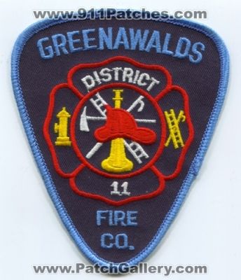 Greenawalds Fire Company District 11 (Pennsylvania)
Scan By: PatchGallery.com
Keywords: co. department dept.