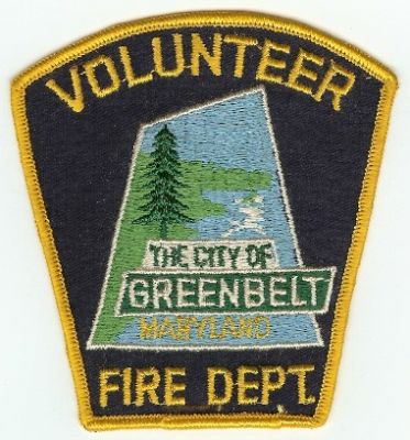Greenbelt Volunteer Fire Dept
Thanks to PaulsFirePatches.com for this scan.
Keywords: maryland department the city of