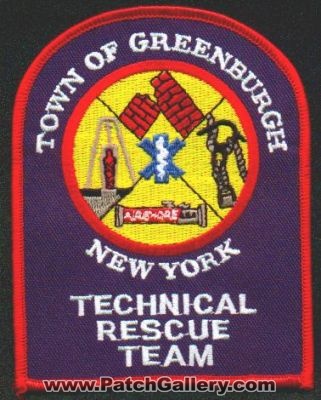 Greenburgh Technical Rescue Team
Thanks to EmblemAndPatchSales.com for this scan.
Keywords: new york town of