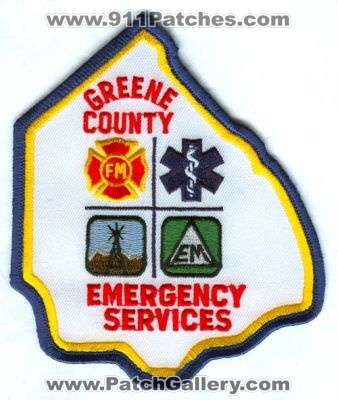 Greene County Emergency Services Patch (North Carolina)
Scan By: PatchGallery.com
Keywords: fm fire ems management communications 911 dispatcher department dept.