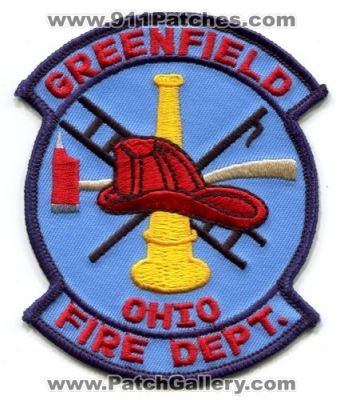 Greenfield Fire Department (Ohio)
Scan By: PatchGallery.com
Keywords: dept.