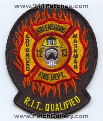 Greensgurg Fire Department RIT Qualified Patch (UNKNOWN STATE)
Scan By: PatchGallery.com
Keywords: greensburg dept. r.i.t. gfd 12 13 advanced maskman