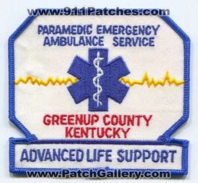Greenup County Paramedic Emergency Ambulance Service Advanced Life Support (Kentucky)
Scan By: PatchGallery.com
Keywords: ems medical services als