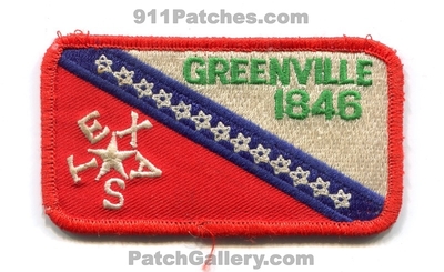 Greenville 1846 Patch (Texas)
Scan By: PatchGallery.com
Keywords: the city of town