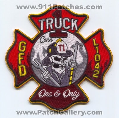 Greenwich Fire Department Truck 1 Patch (Connecticut)
Scan By: PatchGallery.com
Keywords: dept. gfd company co. station t1 iaff local union 1042 l1042 one & and only skull