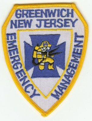 Greenwich Emergency Management
Thanks to PaulsFirePatches.com for this scan.
Keywords: new jersey fire