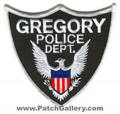 Gregory Police Department (South Dakota)
Scan By: PatchGallery.com
Keywords: dept