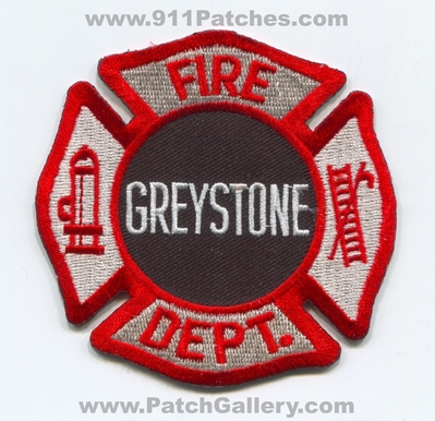 Greystone Fire Department Patch (New Jersey)
Scan By: PatchGallery.com
Keywords: dept.