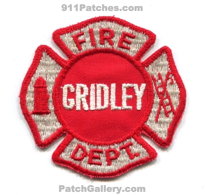 Gridley Fire Department Patch (Illinois)
Scan By: PatchGallery.com
Keywords: dept.