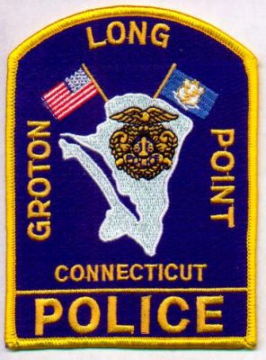 Groton Long Point Police
Thanks to EmblemAndPatchSales.com for this scan.
Keywords: connecticut