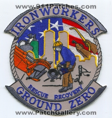 Ground Zero Ironworkers Rescue Recovery Patch (New York)
Scan By: PatchGallery.com
