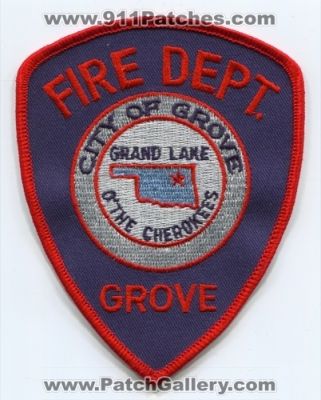 Grove Fire Department (Oklahoma)
Scan By: PatchGallery.com
Keywords: dept. city of grand lake o&#039; the cherokees