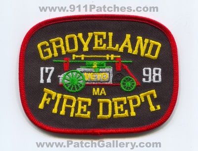 Groveland Fire Department Patch (Massachusetts)
Scan By: PatchGallery.com
Keywords: dept. 1798 veto