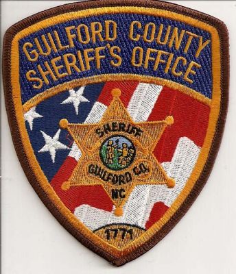 Guilford County Sheriff's Office
Thanks to EmblemAndPatchSales.com for this scan.
Keywords: north carolina sheriffs