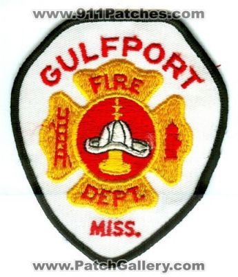 Gulfport Fire Department (Mississippi)
Scan By: PatchGallery.com
Keywords: dept. miss.