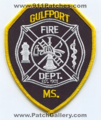 Gulfport Fire Department (Mississippi)
Scan By: PatchGallery.com
Keywords: dept. ms.