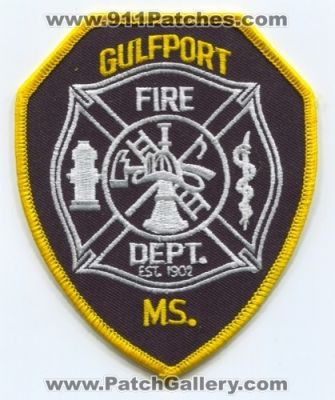 Gulfport Fire Department (Mississippi)
Scan By: PatchGallery.com
Keywords: dept. ms.