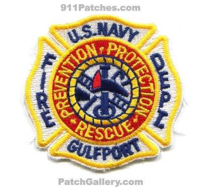 Gulfport Naval Station Fire Rescue Department USN Navy Military Patch (Mississippi)
Scan By: PatchGallery.com
Keywords: dept. u.s.n. prevention protection