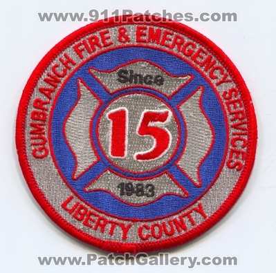 Gum Branch Fire and Emergency Services 15 Liberty County Patch (Georgia)
Scan By: PatchGallery.com
Keywords: gumbranch & es department dept. co.