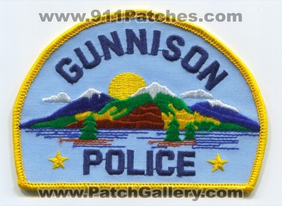 Gunnison Police Department Patch (Colorado)
Scan By: PatchGallery.com
Keywords: dept.