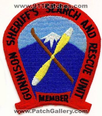 Gunnison County Sheriff's Department Search and Rescue Unit Member (Colorado)
Thanks to apdsgt for this scan.
Keywords: sheriffs dept. sar