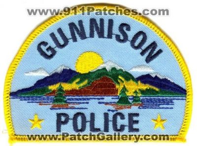 Gunnison Police Department Patch (Colorado)
Scan By: PatchGallery.com
Keywords: dept.