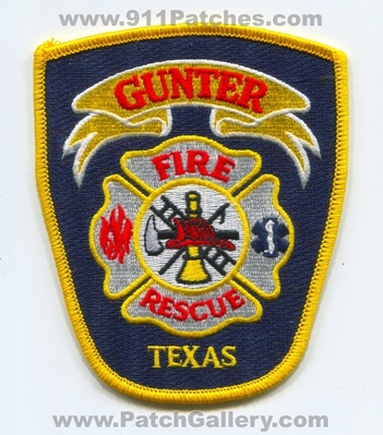 Gunter Fire Rescue Department Patch (Texas)
Scan By: PatchGallery.com
Keywords: dept.