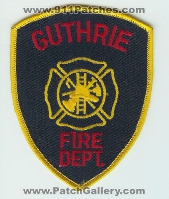 Guthrie Fire Department (UNKNOWN STATE)
Thanks to Mark C Barilovich for this scan.
Keywords: dept.