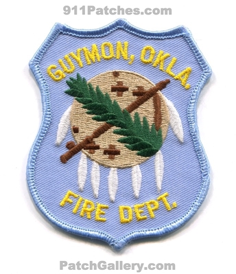 Guymon Fire Department Patch (Oklahoma)
Scan By: PatchGallery.com
Keywords: dept. okla.