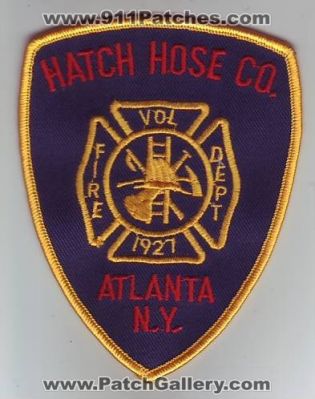 Hatch Hose Company Volunteer Fire Department (New York)
Thanks to Dave Slade for this scan.
Keywords: co. vol. dept. atlanta n.y.