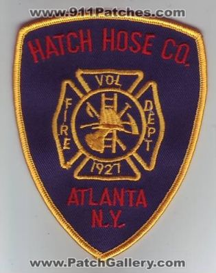 Hatch Hose Company Volunteer Fire Department (New York)
Thanks to Dave Slade for this scan.
Keywords: co. vol. dept. atlanta n.y.