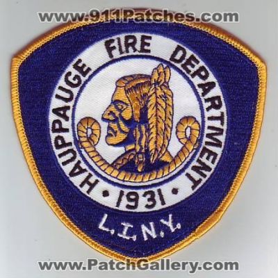 Hauppauge Fire Department (New York)
Thanks to Dave Slade for this scan.
Keywords: dept. l.i.n.y. long island