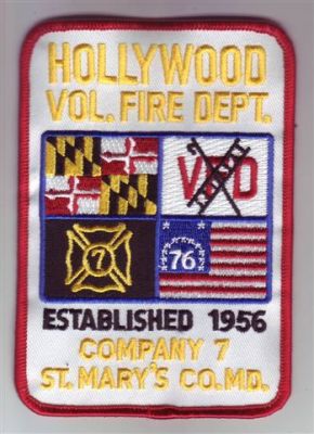 Hollywood Vol Fire Dept Company 7 (Maryland)
Thanks to Dave Slade for this scan.
County: Saint Marys
Keywords: volunteer department vfd