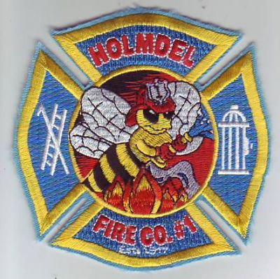 Holmdel Fire Co #1 (New Jersey)
Thanks to Dave Slade for this scan.
Keywords: company number