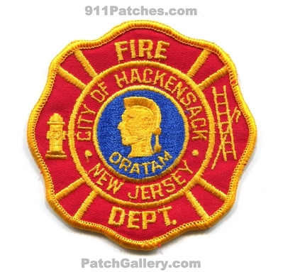 Hackensack Fire Department Patch (New Jersey)
Scan By: PatchGallery.com
Keywords: city of dept. oratam