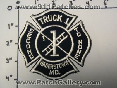 Hagerstown Fire Department Truck 1 (Maryland)
Thanks to Mark Stampfl for this picture.
Keywords: dept. md. second to none
