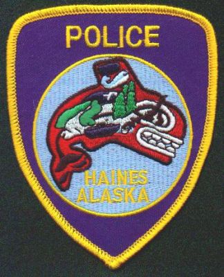 Haines Police
Thanks to EmblemAndPatchSales.com for this scan.
Keywords: alaska